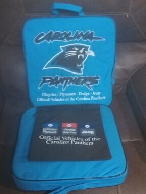 Blue Seat Cushion with Team Logo